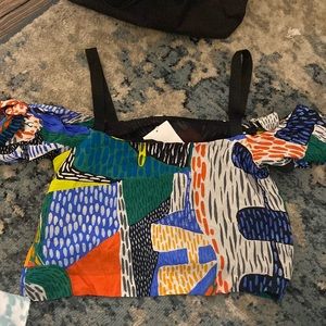 Fun colorful zara top